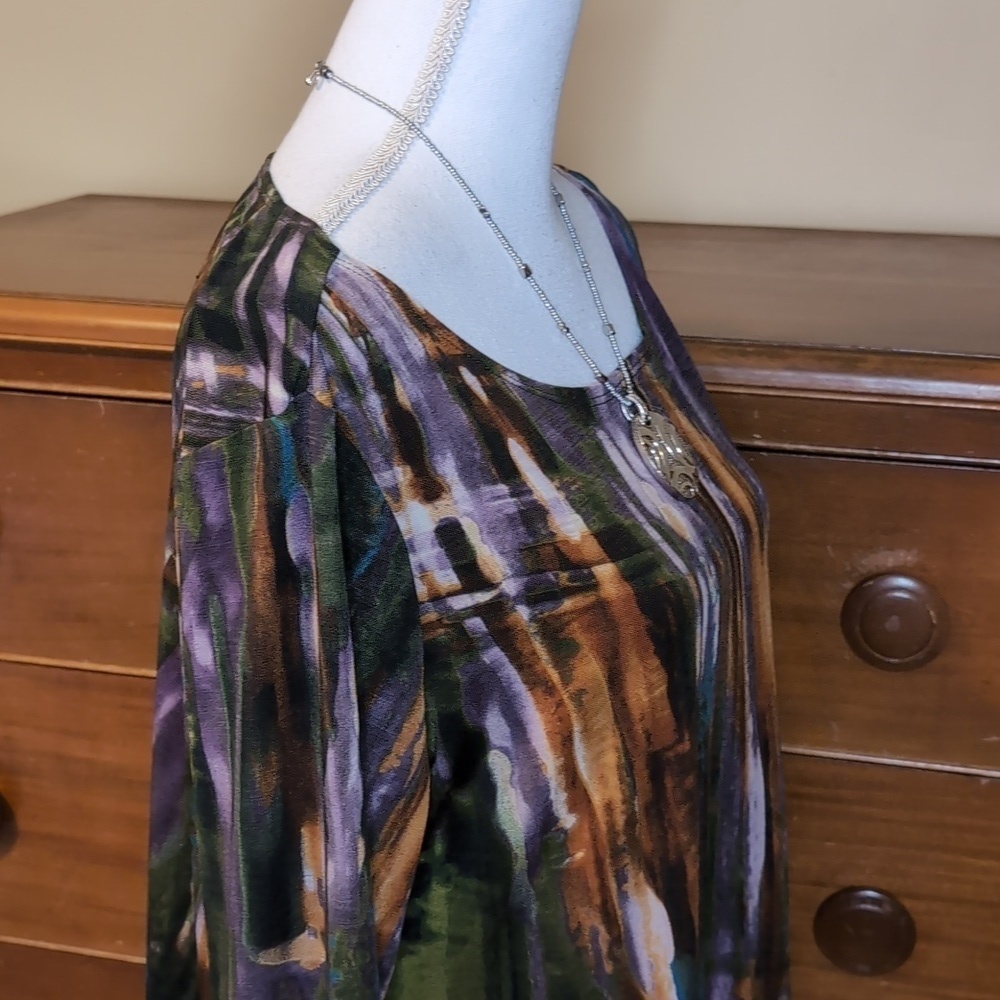 ATTITUDES Painted Tunic - Picture 9 of 13